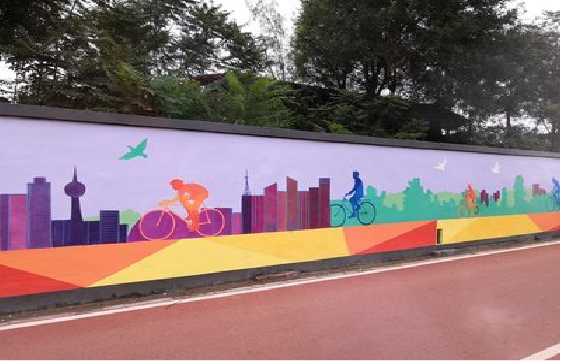 来安墙体彩绘-围墙