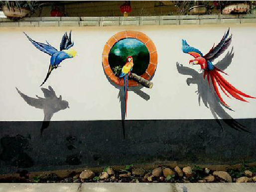 来安视觉错位-3D墙绘设计