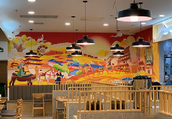 来安商业空间彩绘介绍。