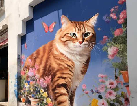 来安自己绘制有个性的手绘墙