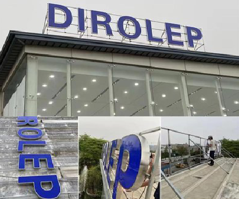 来安楼顶发光字安装的注意事项。